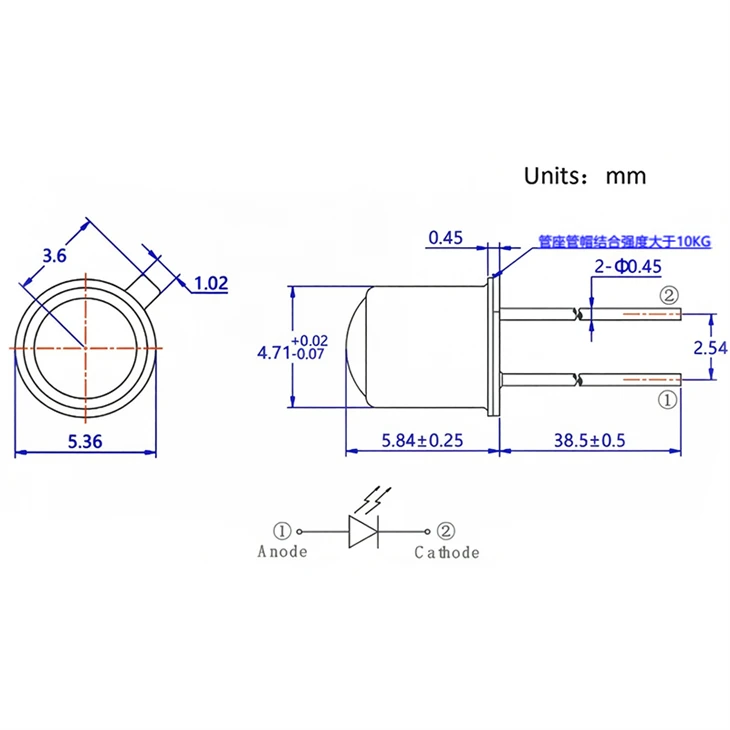 Red Led Light Diode factory